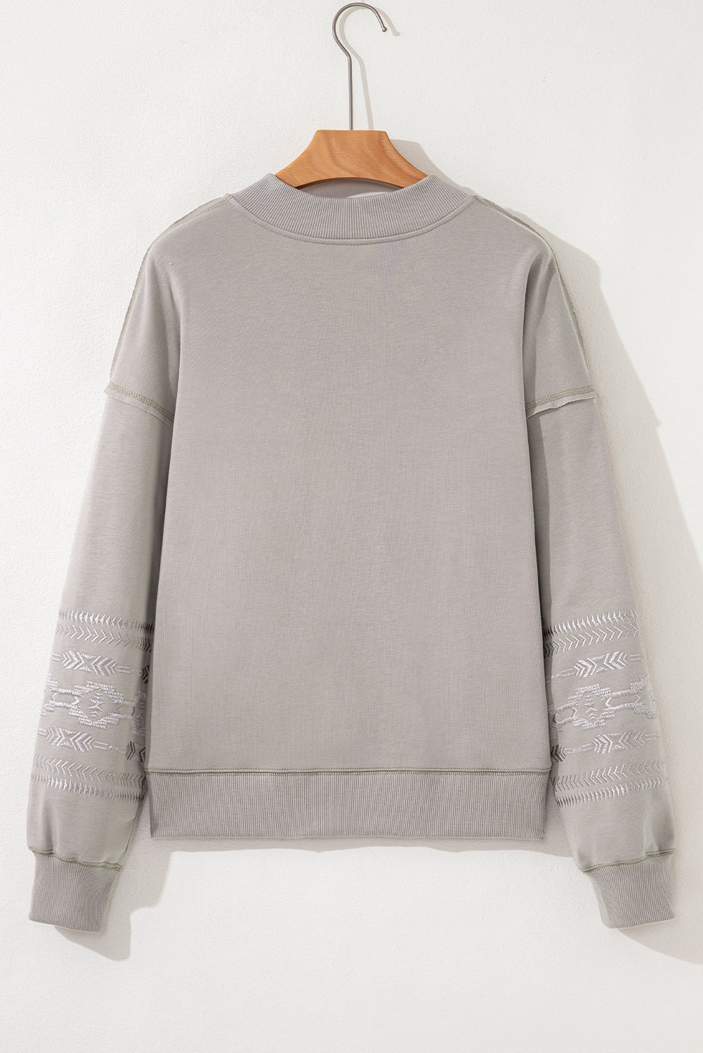Kaylee aztec Embroidered Western Sweatshirt - Rustic Avenue