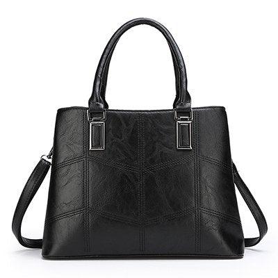 Luxury 3 Piece Leather Tote Set | Genuine Leather Cowgirl Shoulder Bag & Clutch - Rustic Avenue