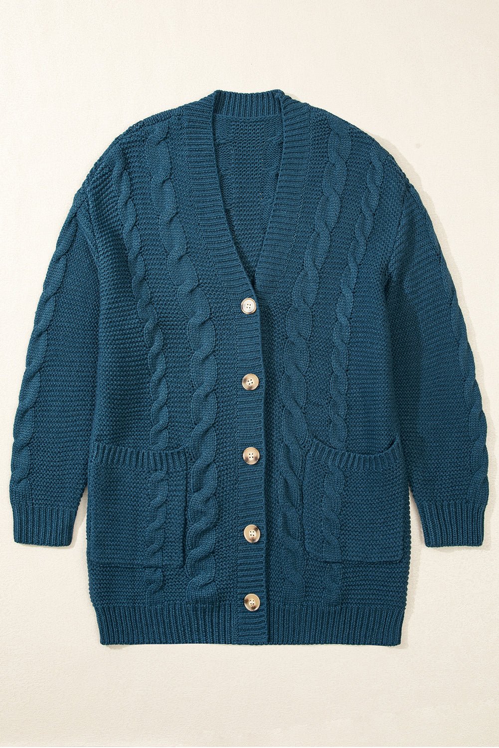 Gianna Knit Front Baggy Cardigan - Rustic Avenue