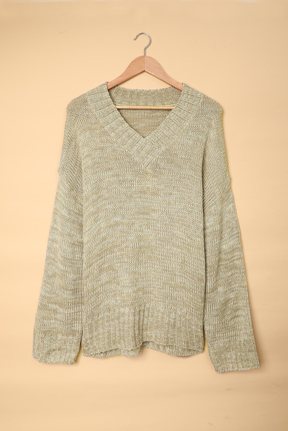 Leyla Drop Shoulder Knitted Sweater - Rustic Avenue