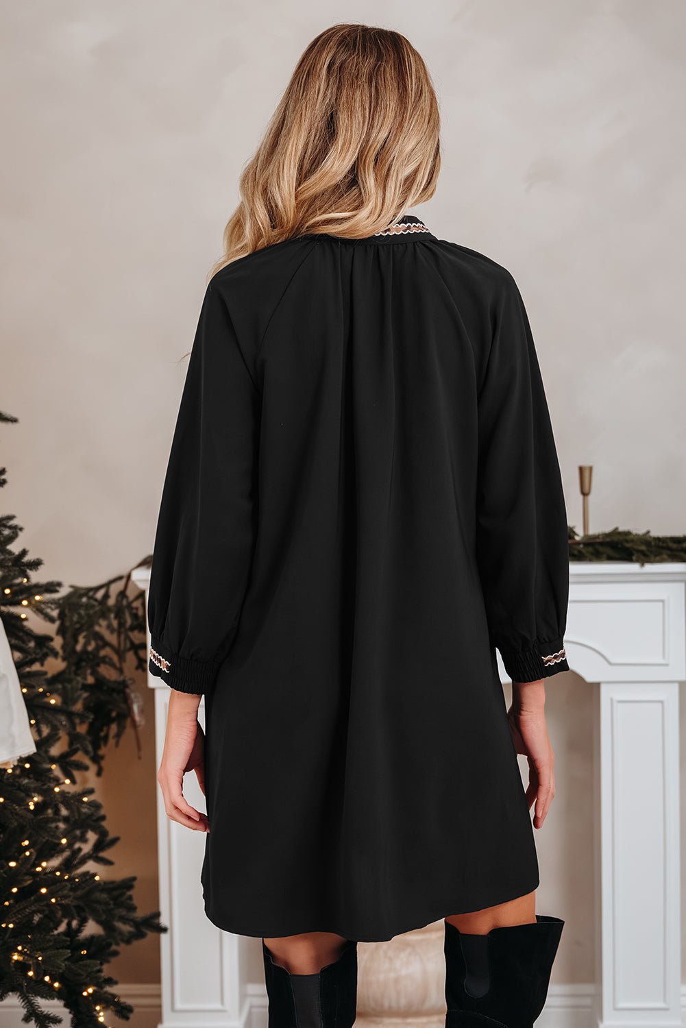 Quincy Sleeve Shift Mini Dress - Rustic Avenue
