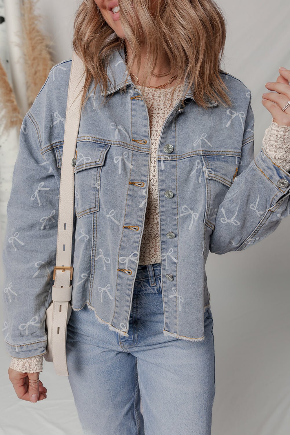 Amelia Wash Raw Hem Jacket - Rustic Avenue