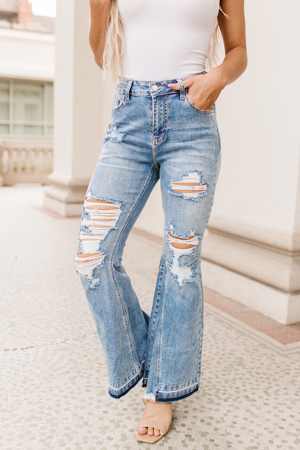 Lana High Rise Flare Jeans - Rustic Avenue