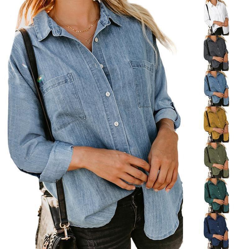 SilkSoft Loose Fit Denim Shirt - Rustic Avenue