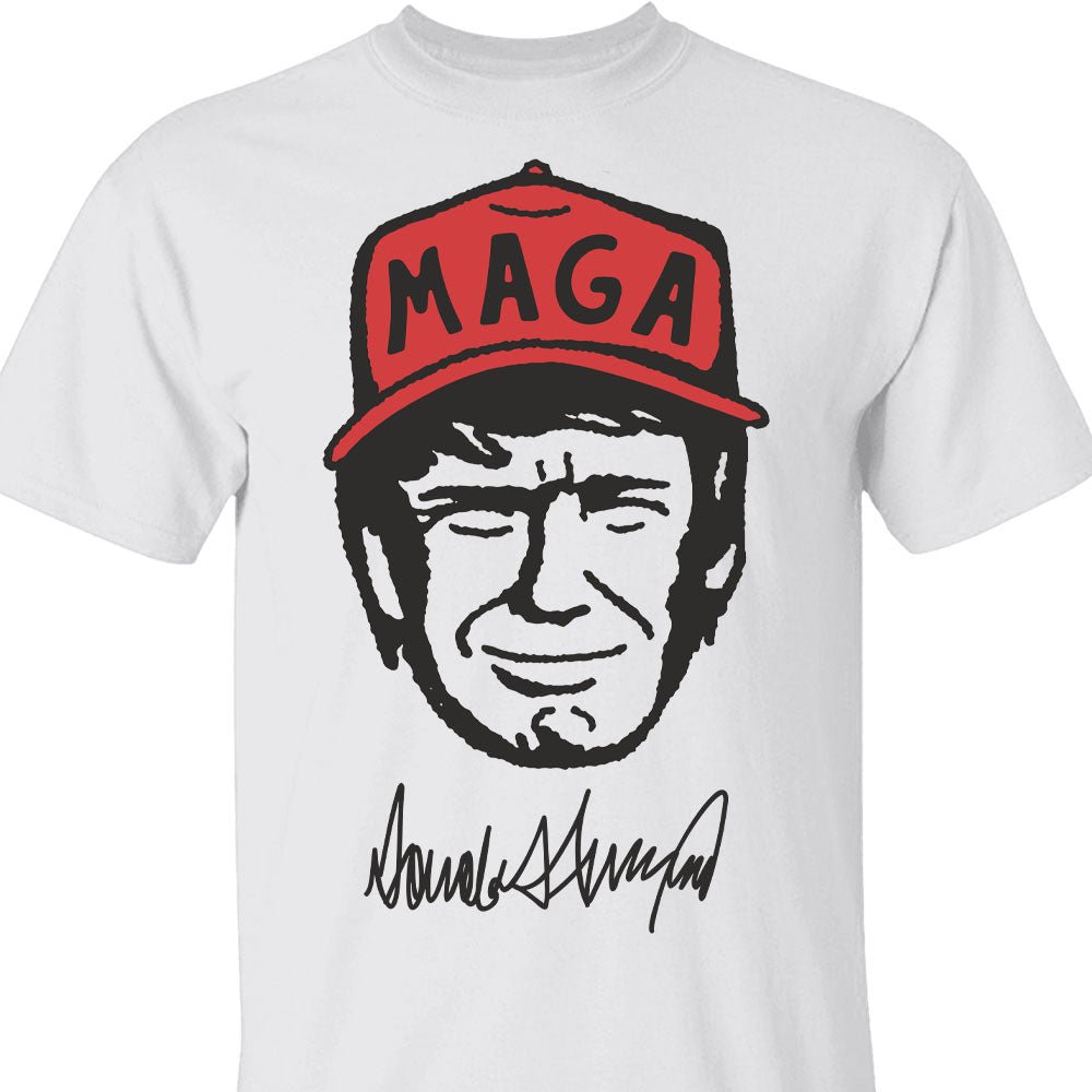 Trump MAGA Hat Cartoon Shirt, Trump MAGA Sweatshirt, Republican Sweater T1588 - GOP - Rustic Avenue