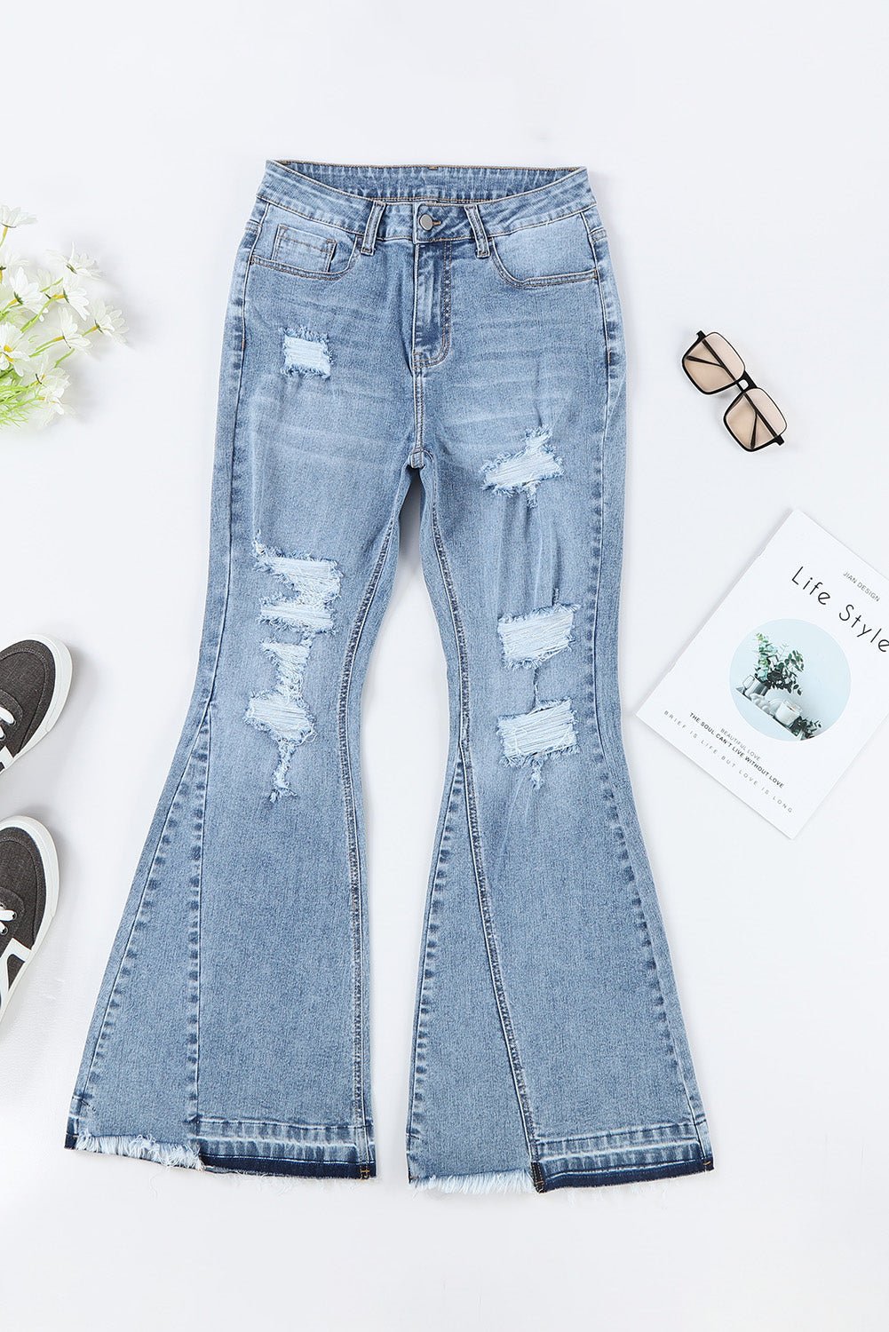 Lana High Rise Flare Jeans - Rustic Avenue