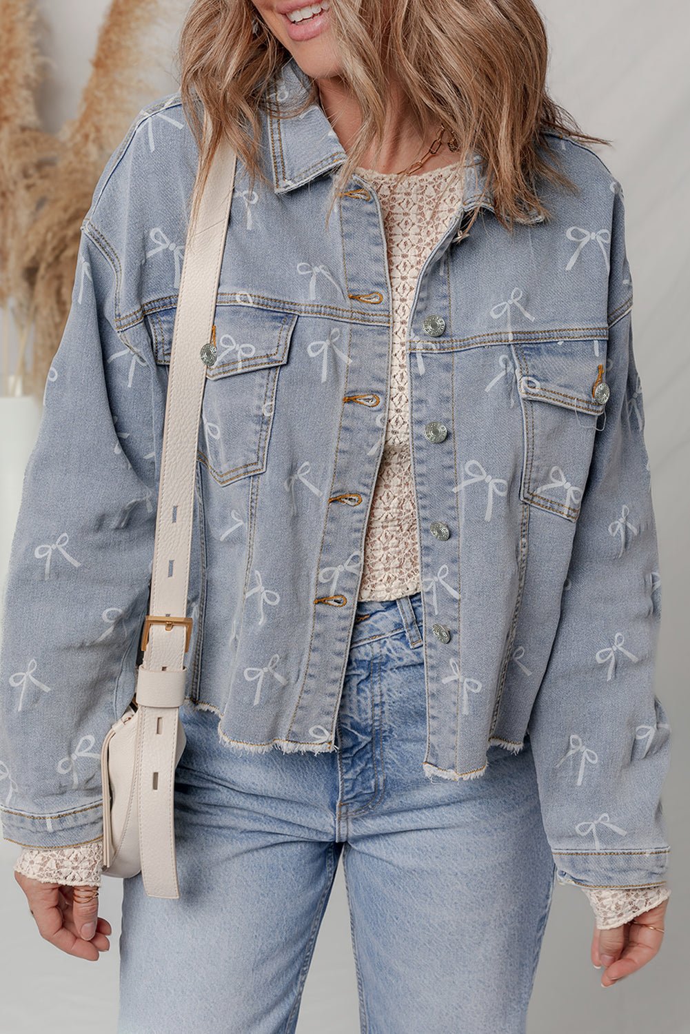 Amelia Wash Raw Hem Jacket - Rustic Avenue