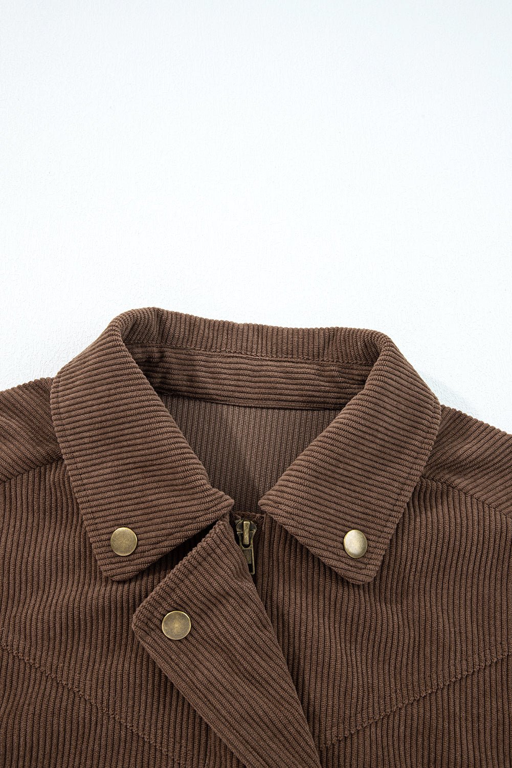 Catherine Lapel Collar Corduroy Jacket - Rustic Avenue