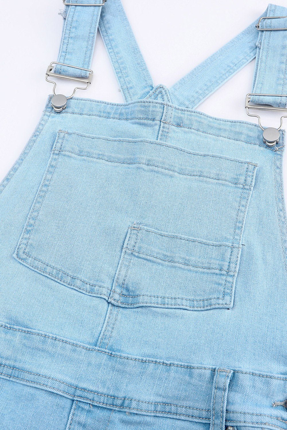 Sophia Constructed Bib Distressed Overalls - Rustic Avenue
