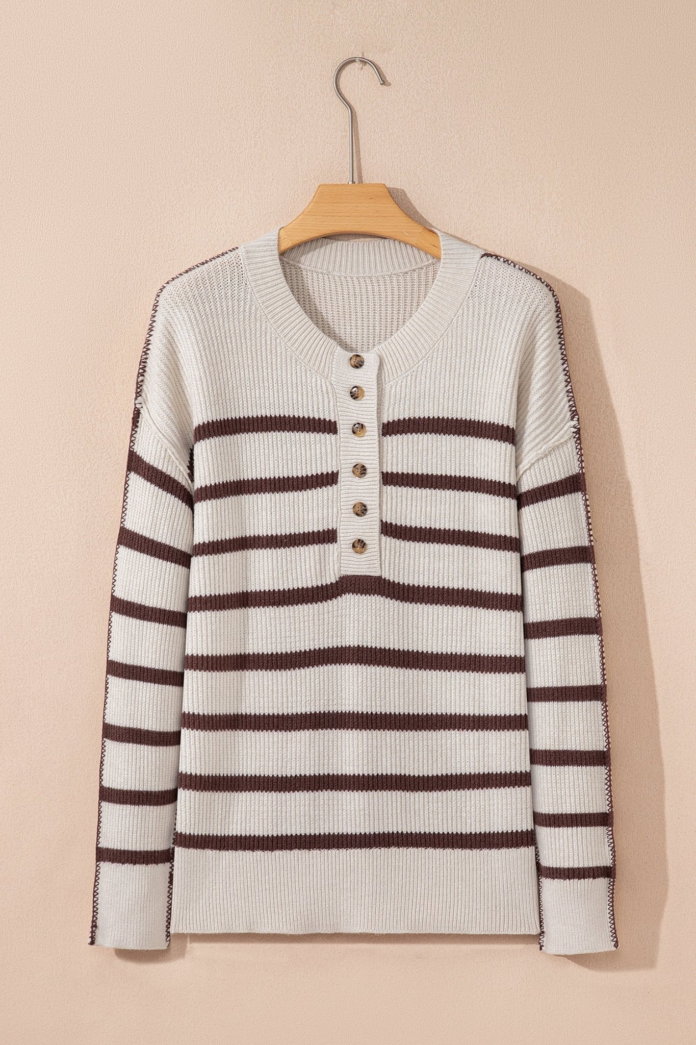 Mckenzie Drop Shoulder Slouchy Sweater - Rustic Avenue