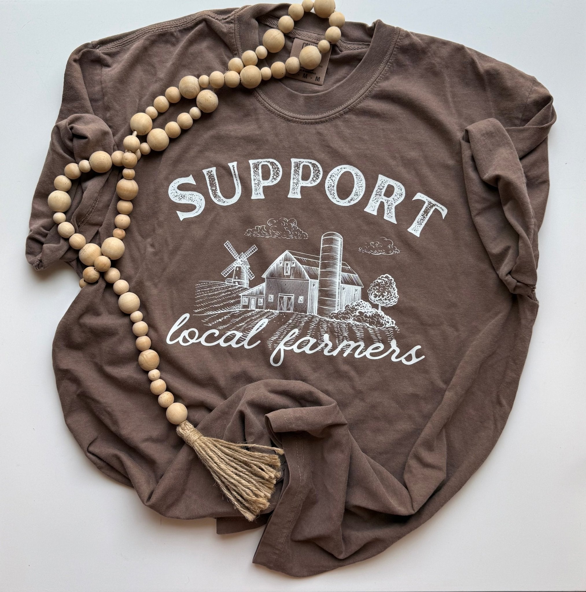 Support Local Farmers Graphic Tee - Rustic Avenue