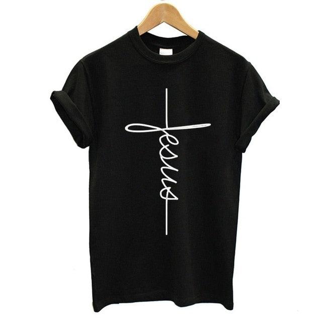 The Cross T-Shirt | Country Girl Faith Shirt for Spring & Summer - Rustic Avenue