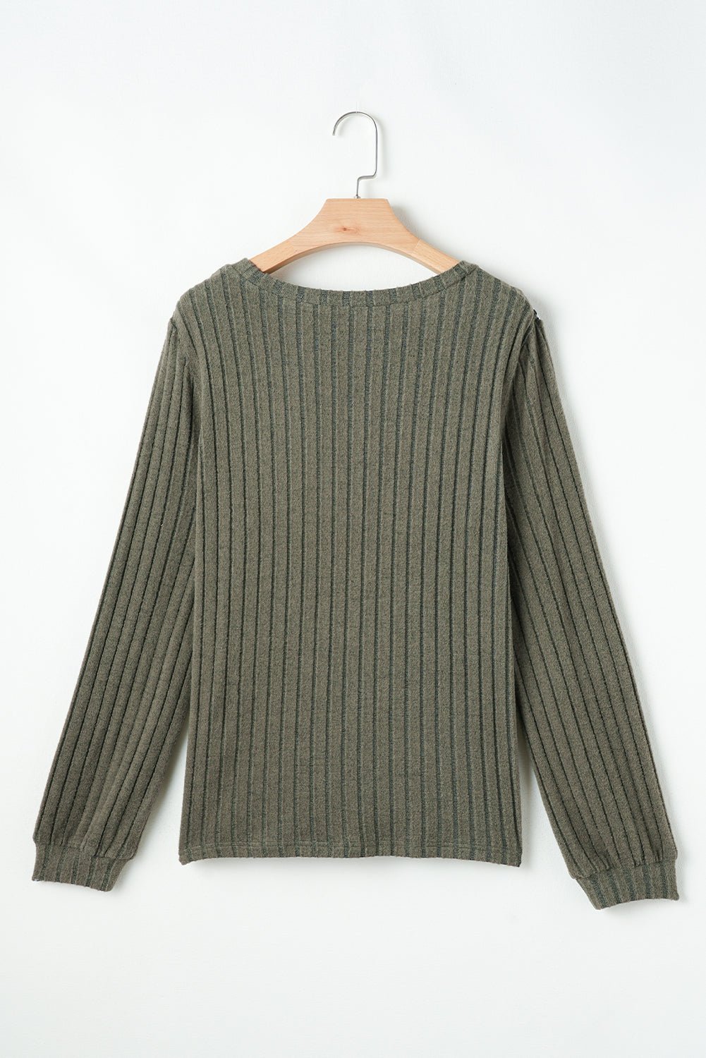 Zelda Rib Textured Knit Top - Rustic Avenue