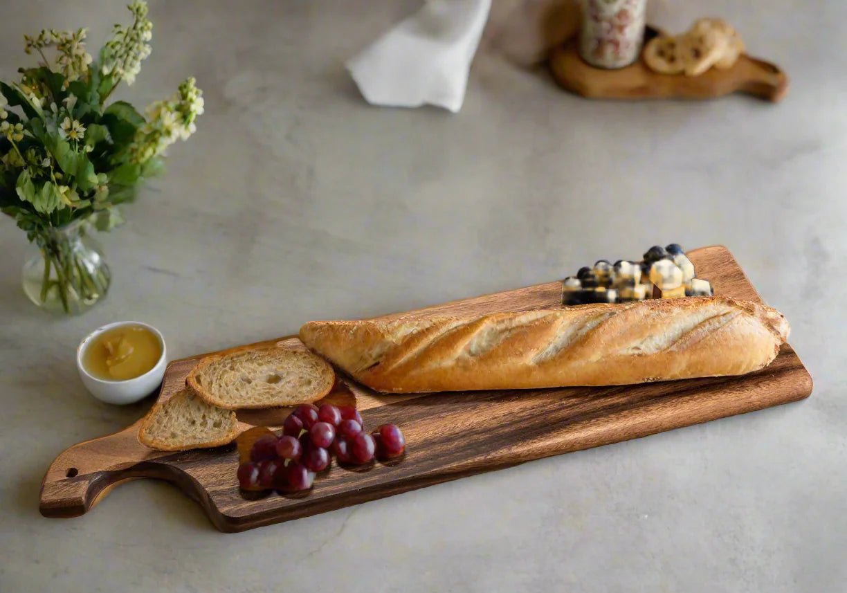 Acacia Wood Cutting / Charcuterie Board - Long - Rustic Avenue