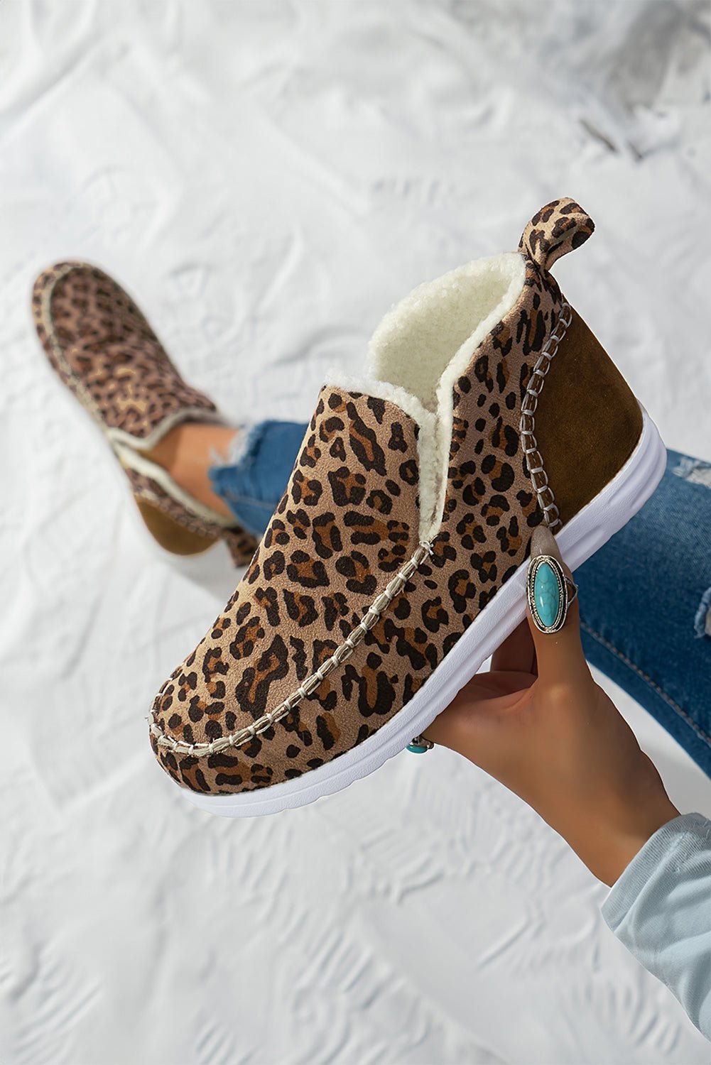 Sofia Flat Winter Fur Boots - Rustic Avenue
