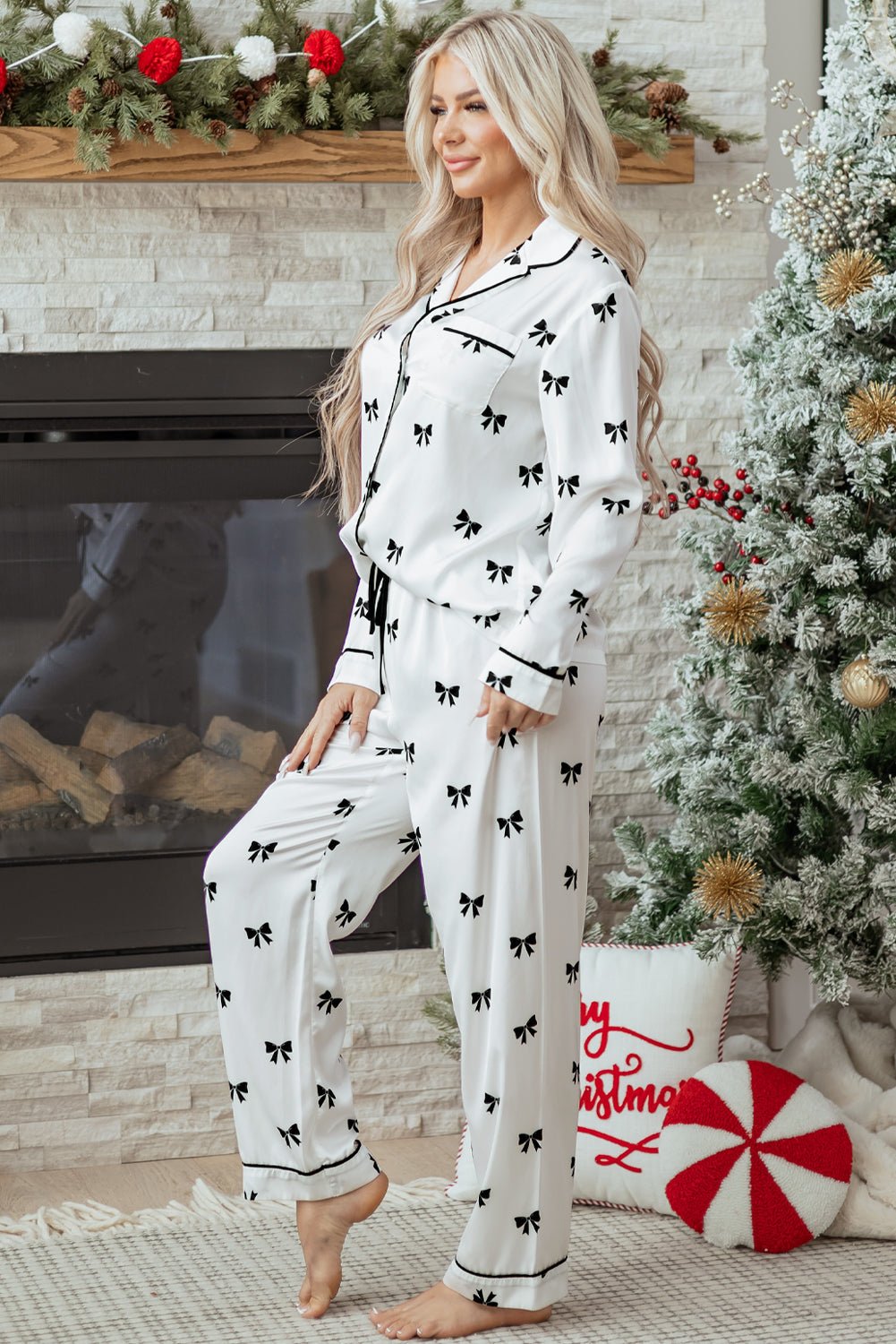 Nora Print Two Piece Sleepwear - Rustic Avenue