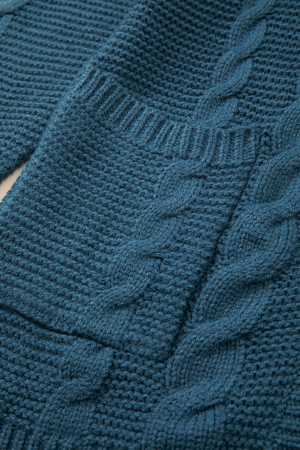 Gianna Knit Front Baggy Cardigan - Rustic Avenue