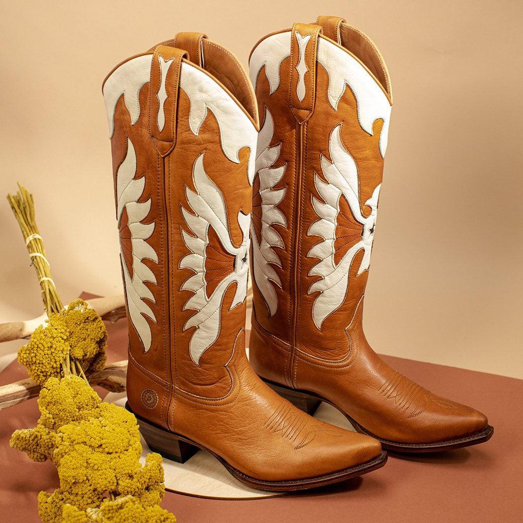 Rising Phoenix Cowgirl Boots - Stylish Cowboy Boots for Trendy Women - Rustic Avenue