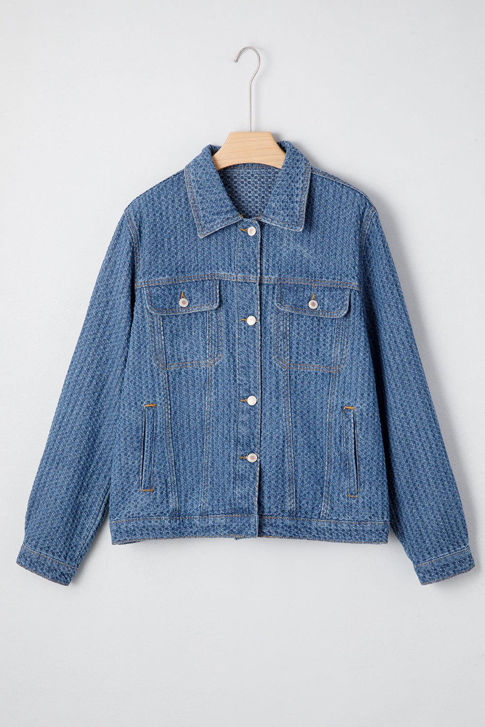 Rosalyn Flap Textured Down Jacket - Rustic Avenue