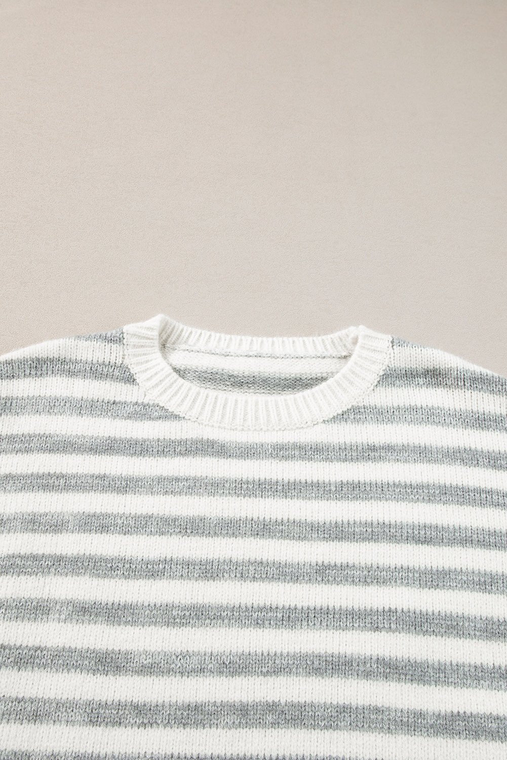 Dylan Stripe Drop Shoulder Sweater - Rustic Avenue