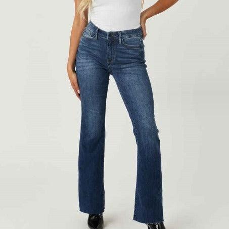 High Waist Slim Fit Stonewashed Jeans – The Perfect Cowgirl Fit - Rustic Avenue