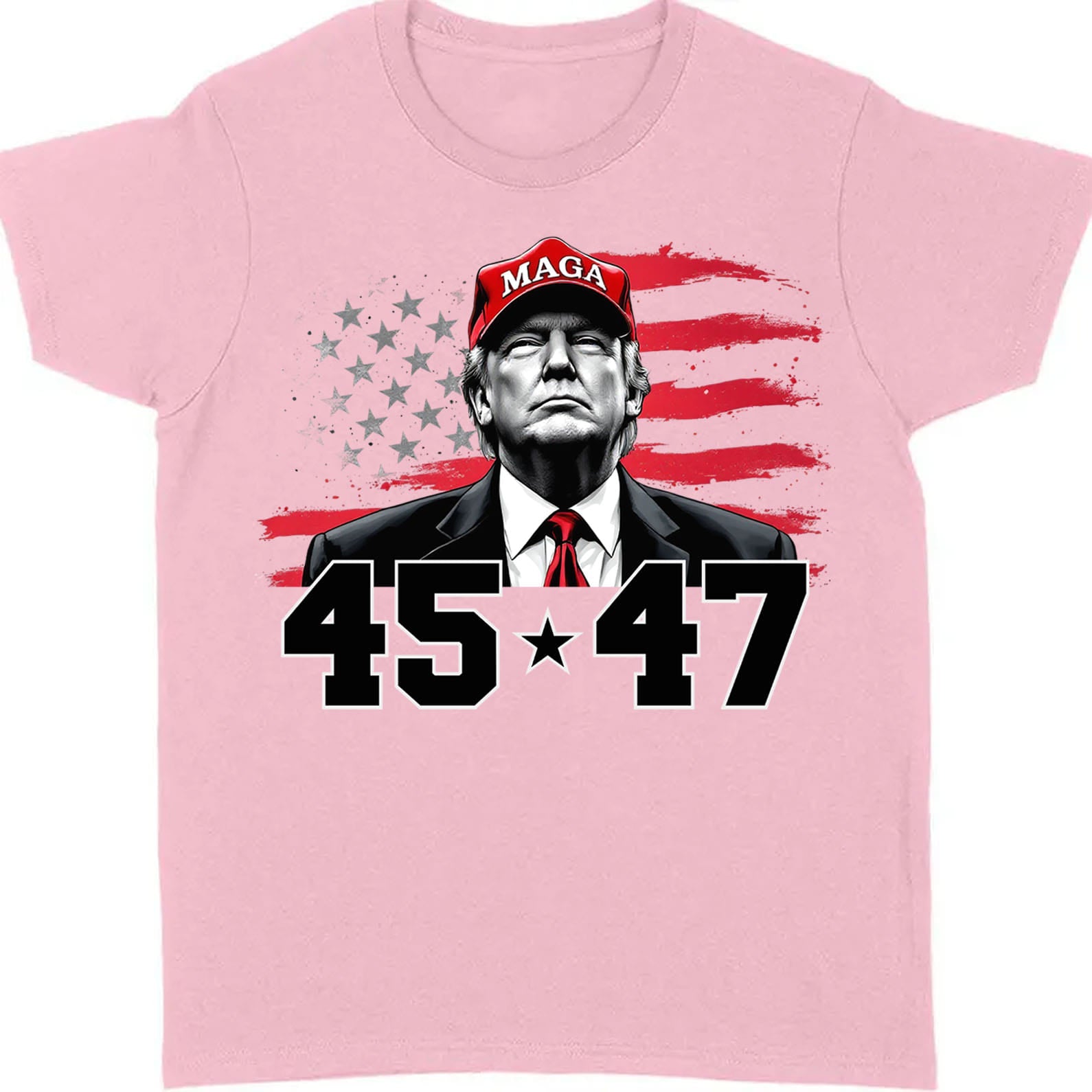 Trump MAGA 45 47 Shirt, President 47th Trump, Trump Patriotic Shirt, Republican Shirt Bright 681981 - GOP - Rustic Avenue