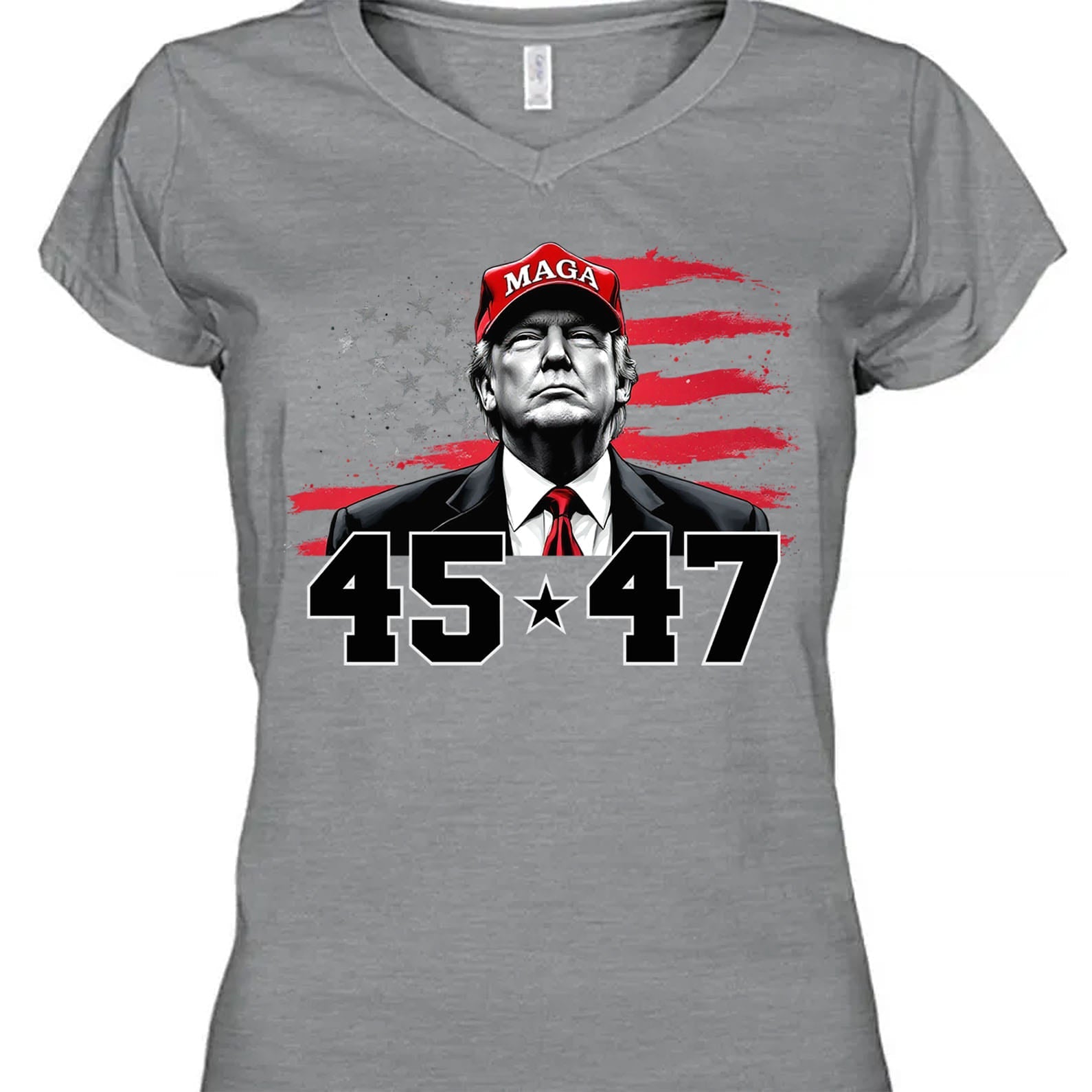 Trump MAGA 45 47 Shirt, President 47th Trump, Trump Patriotic Shirt, Republican Shirt Bright 681981 - GOP - Rustic Avenue