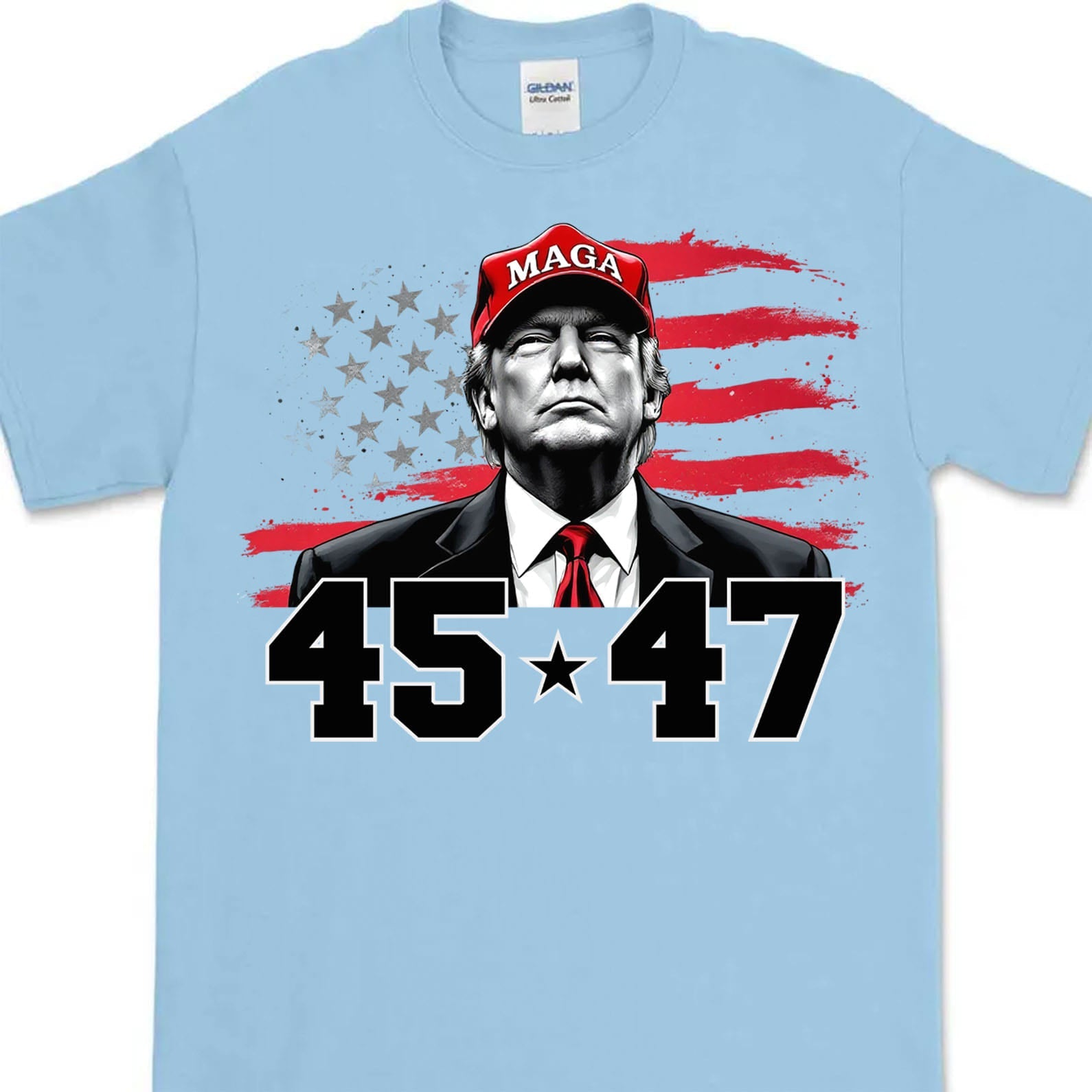 Trump MAGA 45 47 Shirt, President 47th Trump, Trump Patriotic Shirt, Republican Shirt Bright 681981 - GOP - Rustic Avenue