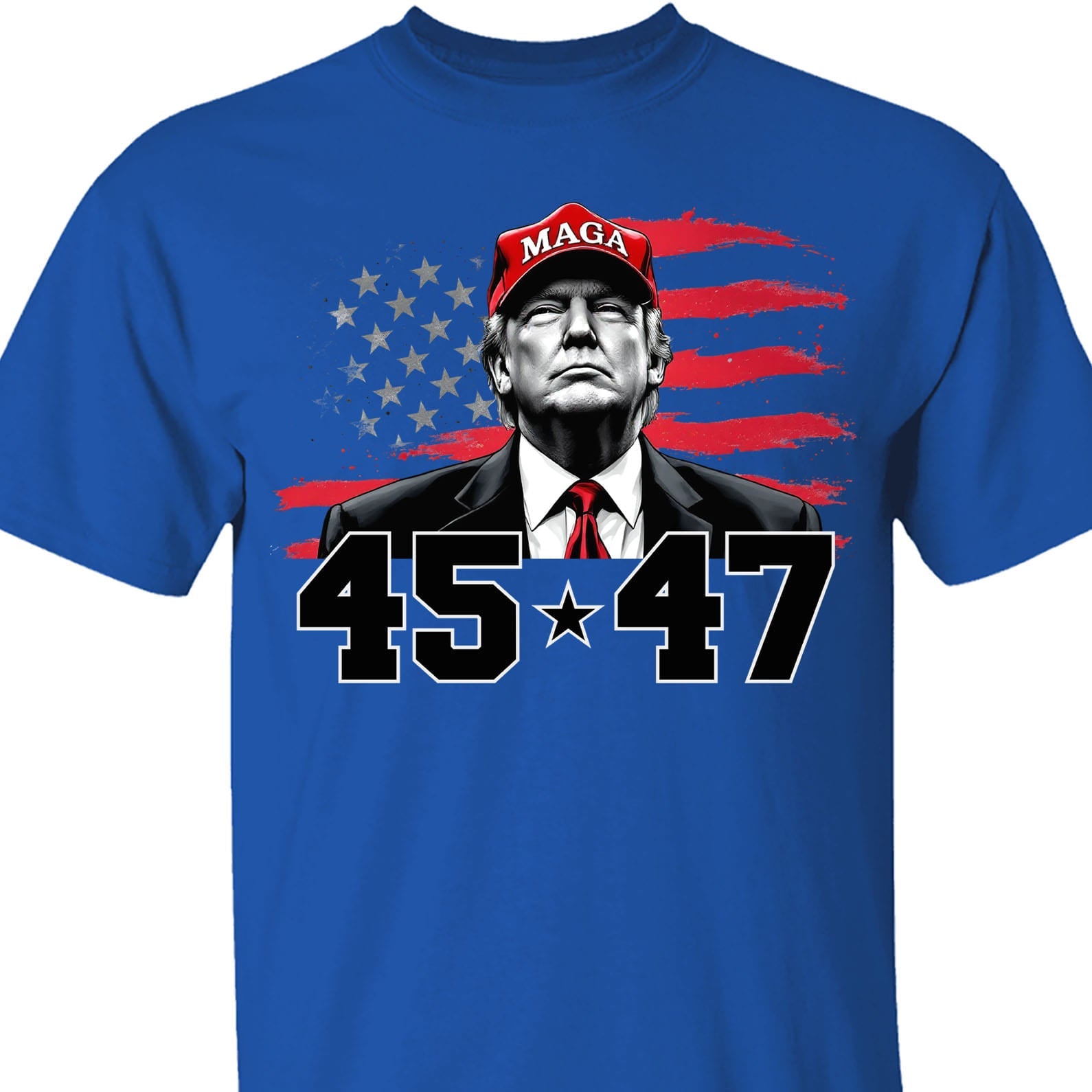 Trump MAGA 45 47 Shirt, President 47th Trump Shirt, Trump Patriotic Shirt, Republican Dark Shirt 681981 - GOP - Rustic Avenue