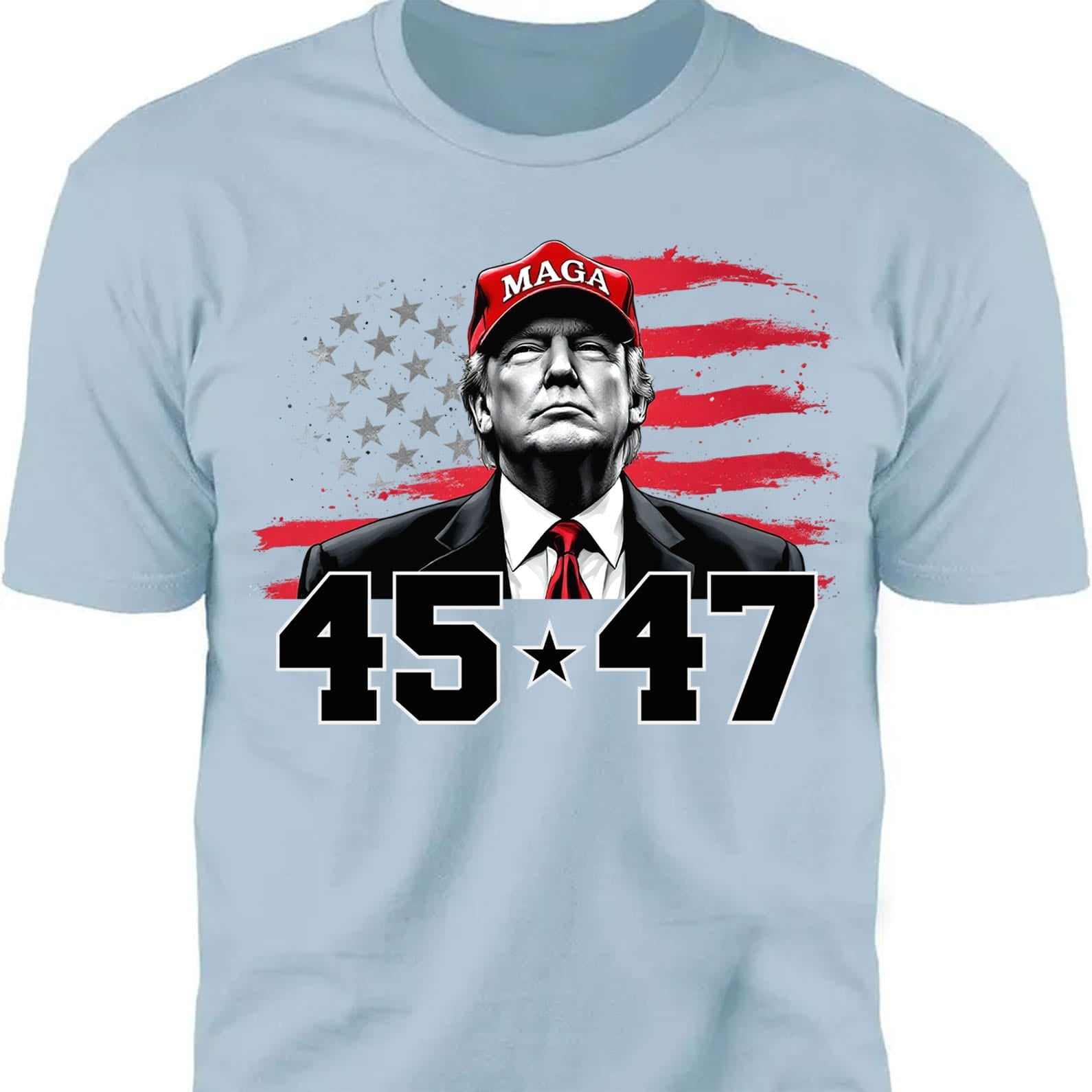 Trump MAGA 45 47 Shirt, President 47th Trump, Trump Patriotic Shirt, Republican Shirt Bright 681981 - GOP - Rustic Avenue