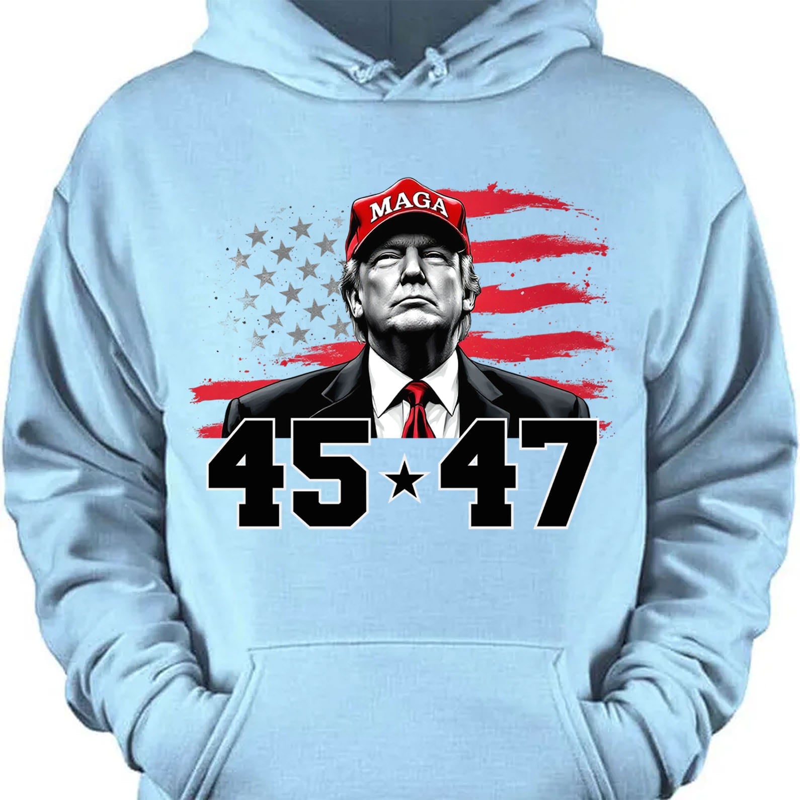 Trump MAGA 45 47 Shirt, President 47th Trump, Trump Patriotic Shirt, Republican Shirt Bright 681981 - GOP - Rustic Avenue