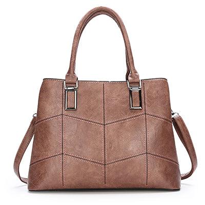 Luxury 3 Piece Leather Tote Set | Genuine Leather Cowgirl Shoulder Bag & Clutch - Rustic Avenue
