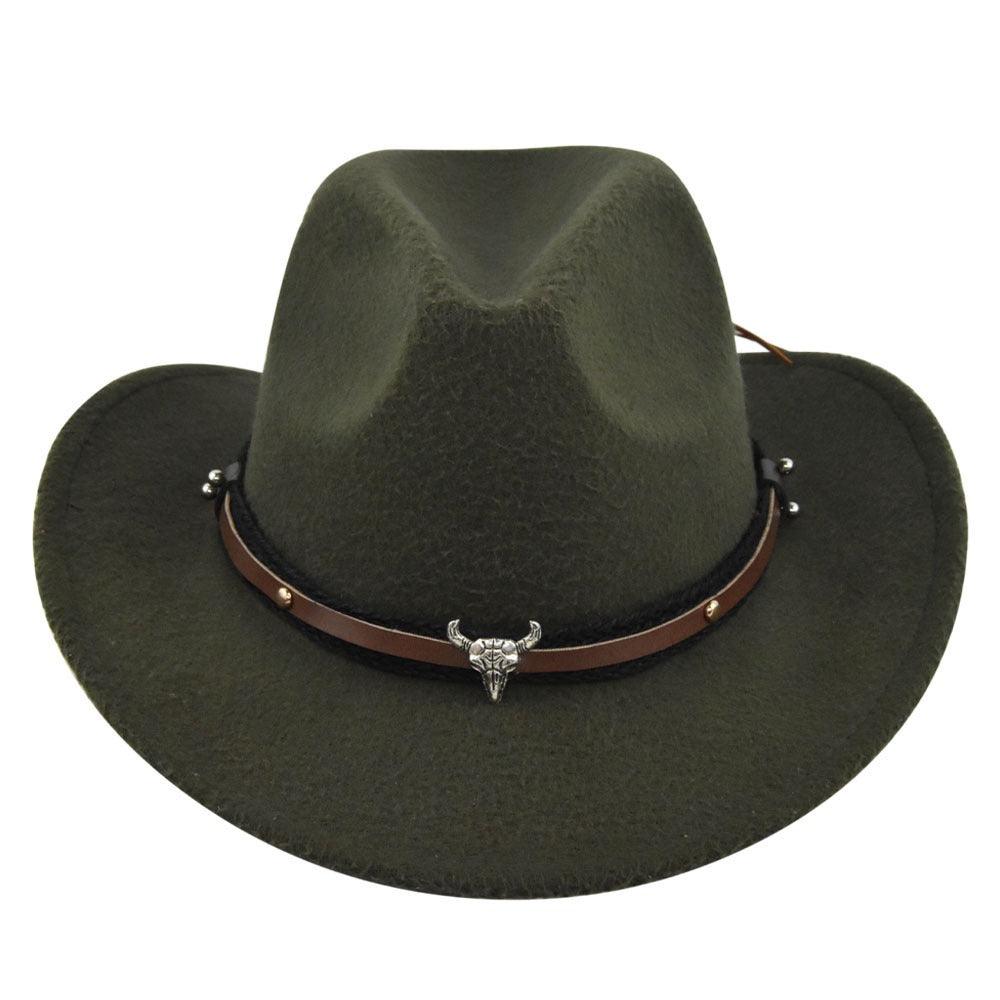 The Cleveland - Classic Bar Cowboy Hat - Wool Felt, Stylish & Durable - Rustic Avenue