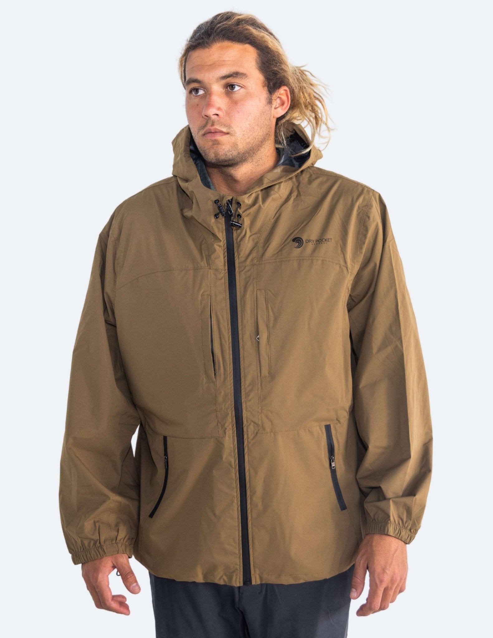 Waterproof Rain Jacket With A Waterproof Pocket - Rustic Avenue