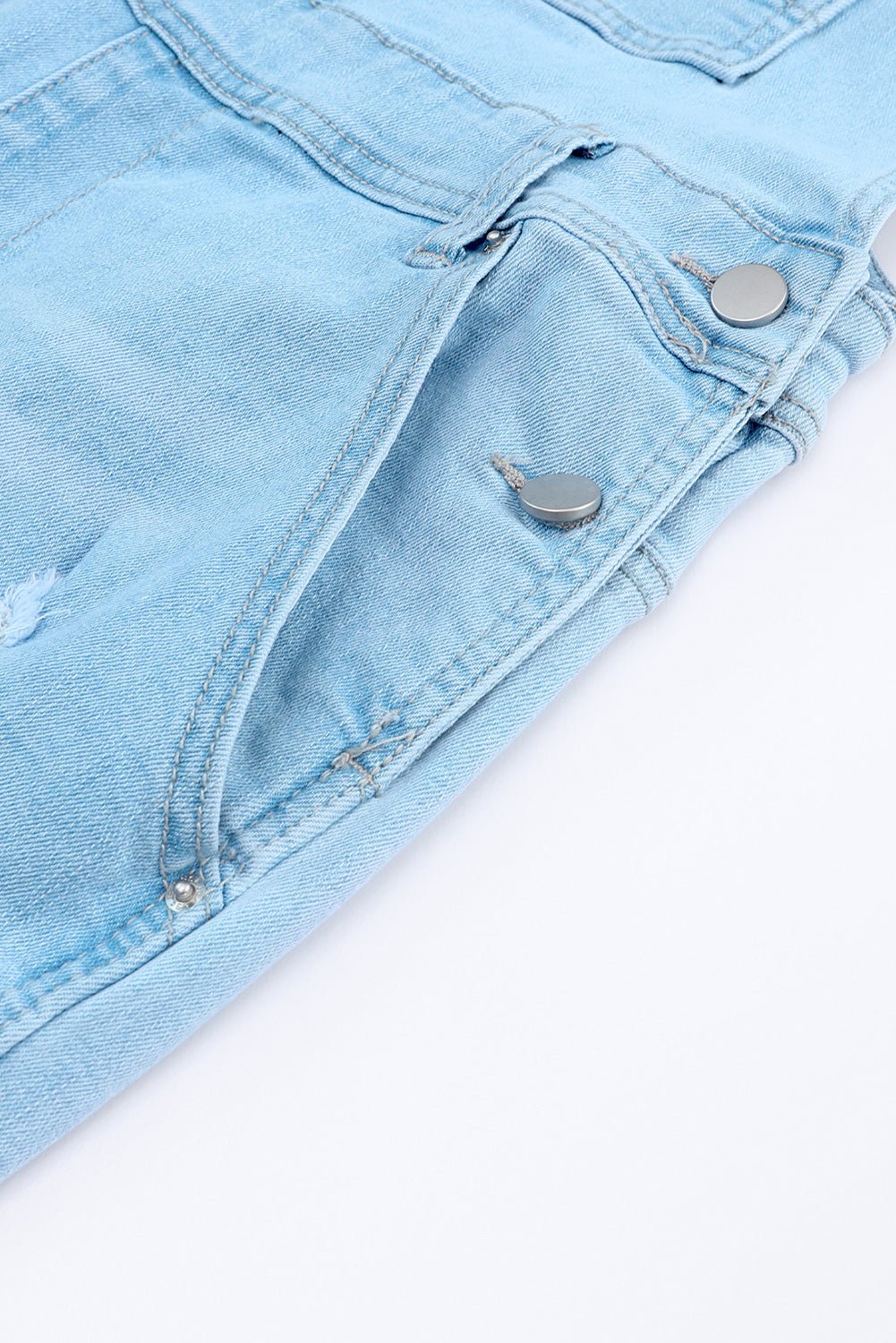 Sophia Constructed Bib Distressed Overalls - Rustic Avenue
