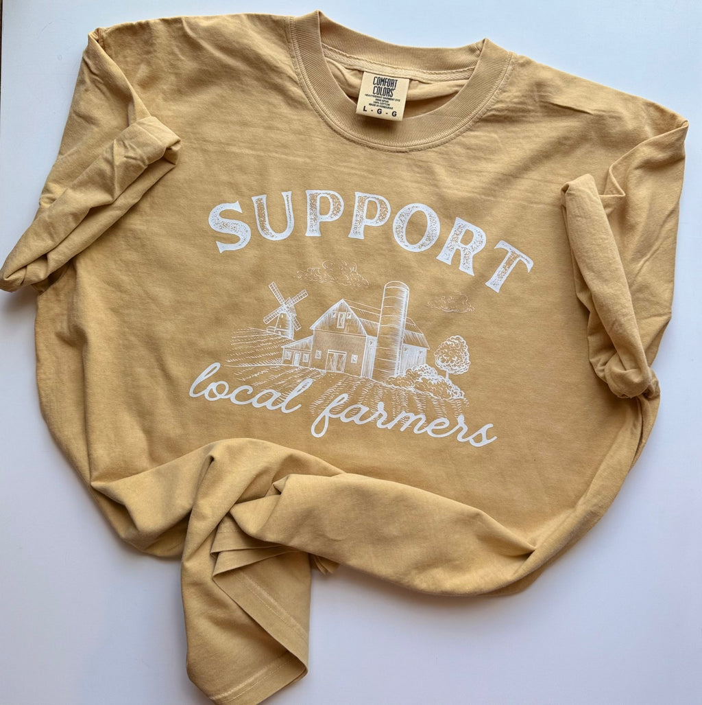 Support Local Farmers Graphic Tee - Rustic Avenue