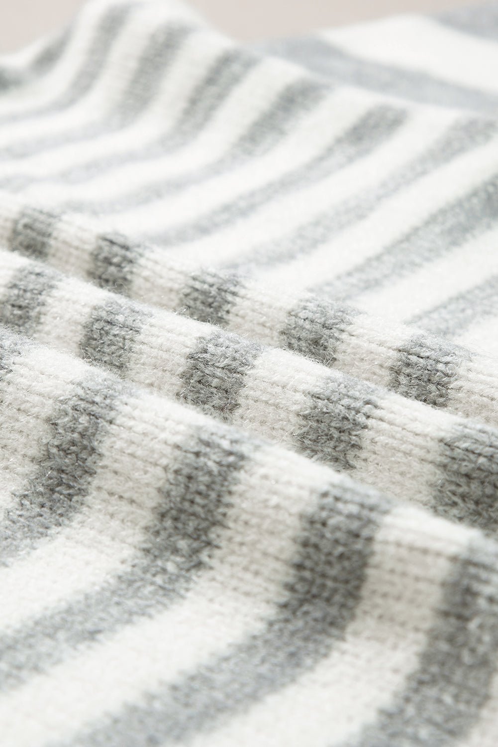 Dylan Stripe Drop Shoulder Sweater - Rustic Avenue