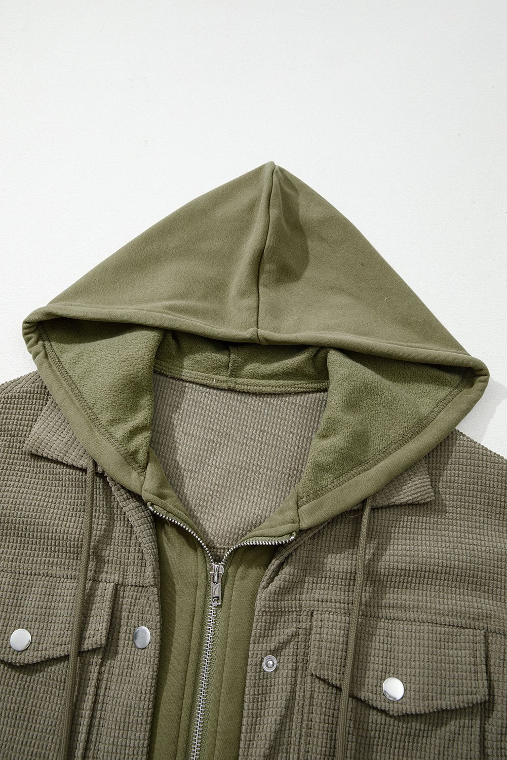 Undine Knit Textured Hooded Jacket - Rustic Avenue