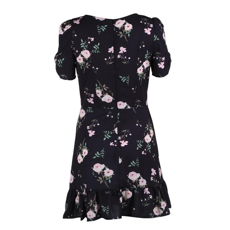 Boho Floral Summer Dress - Rustic Avenue