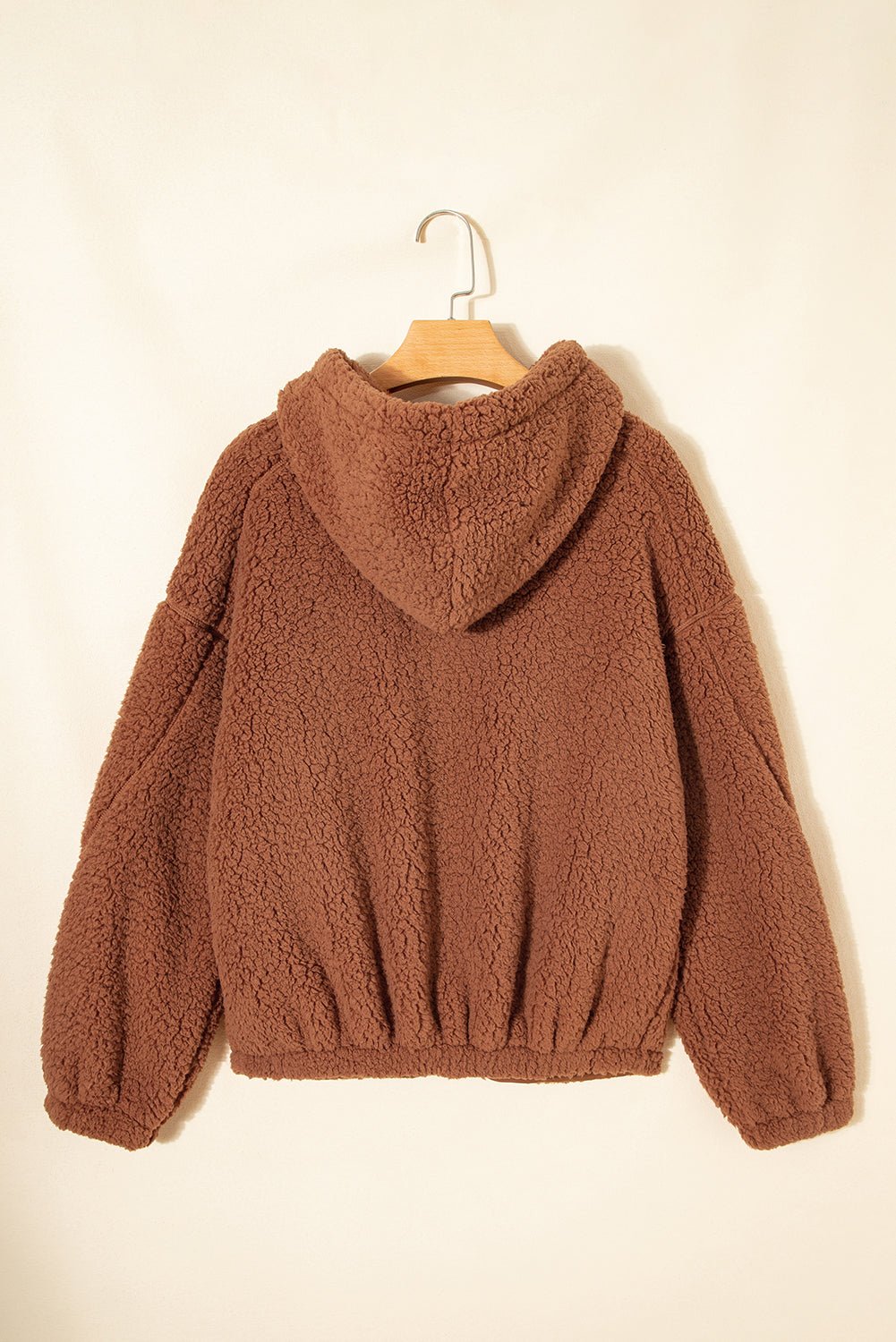 Bethany Up Hooded Sherpa Jacket - Rustic Avenue
