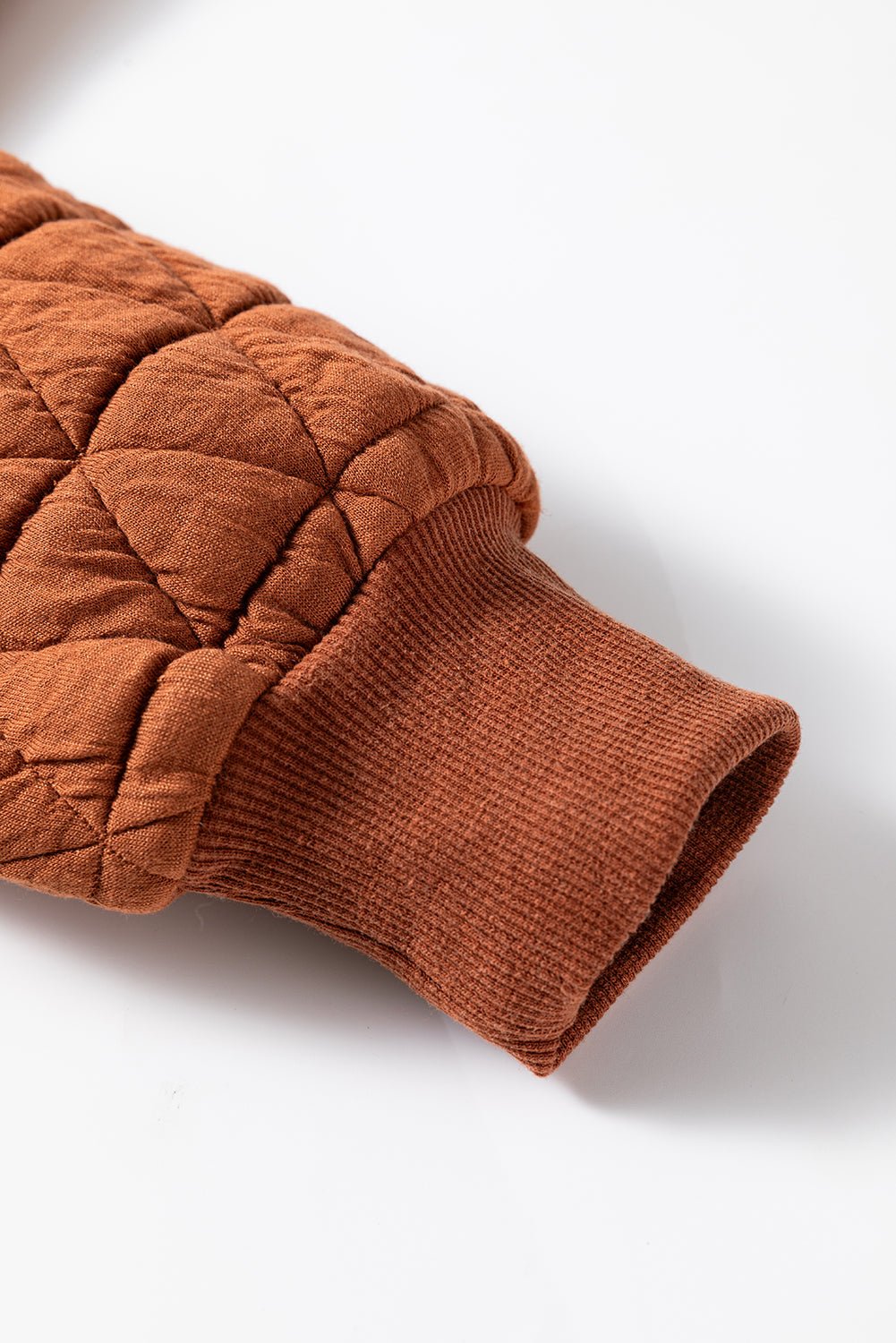 Yavita Half Zipped Loose Sweatshirt - Rustic Avenue
