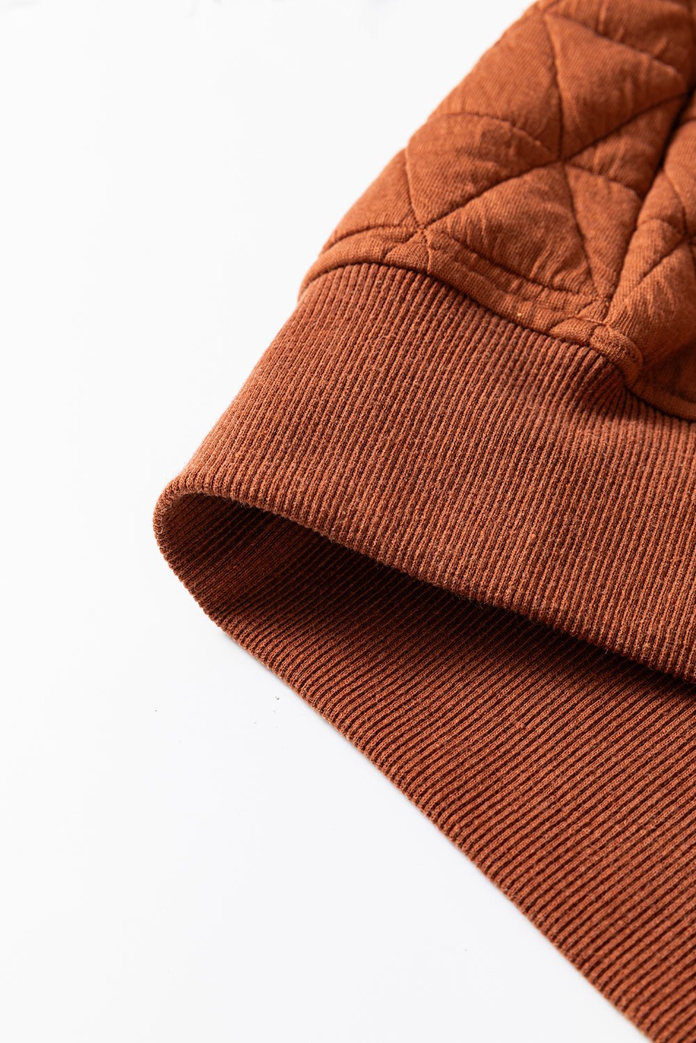 Yavita Half Zipped Loose Sweatshirt - Rustic Avenue