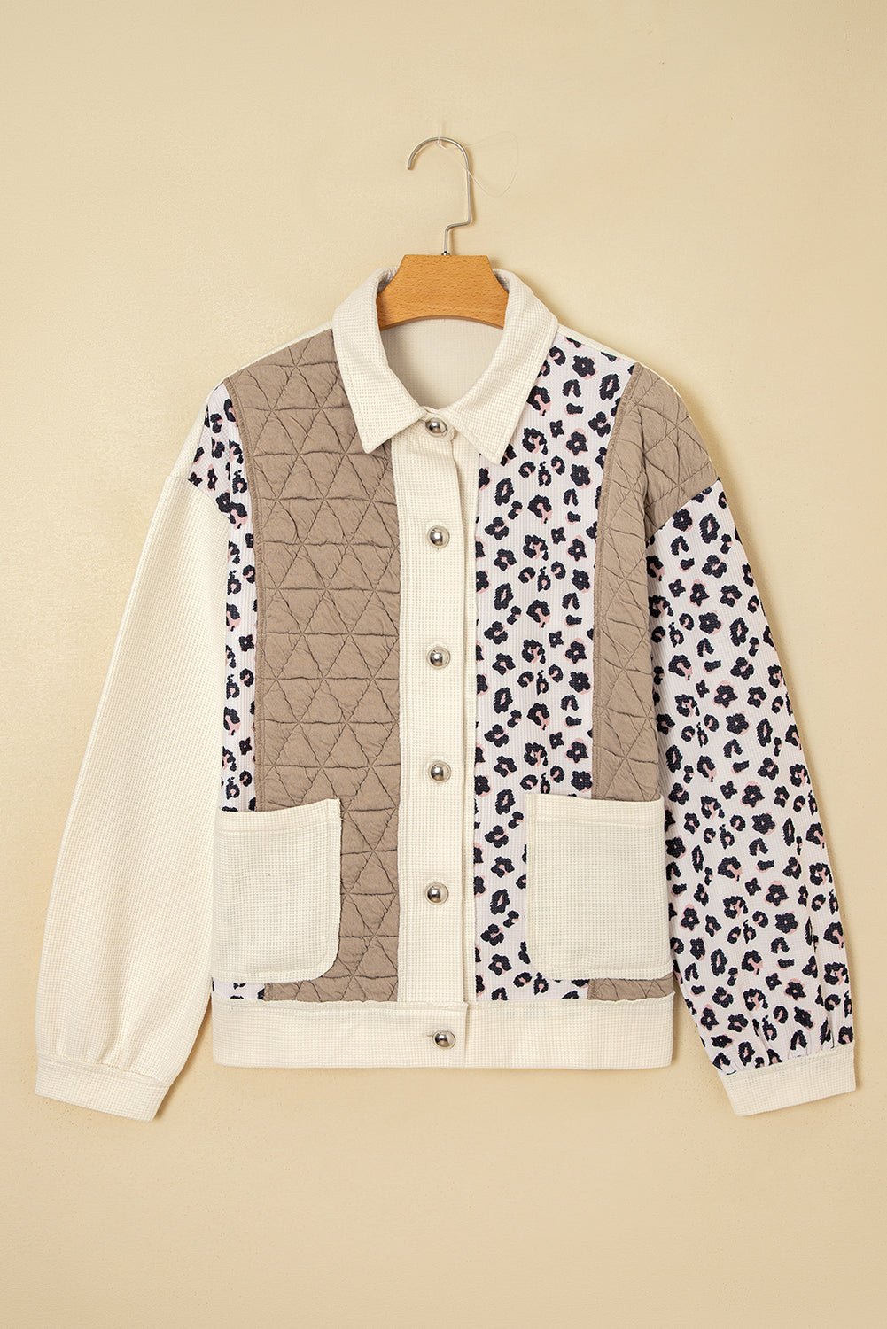 Novaza Quilted Patchwork Front Jacket - Rustic Avenue