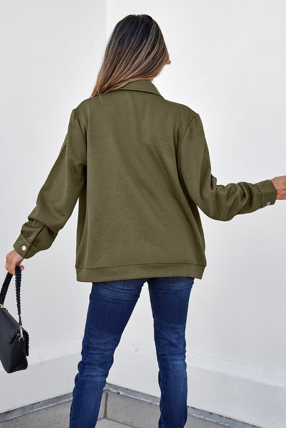 Remi Zip Up Flap Shirt - Rustic Avenue