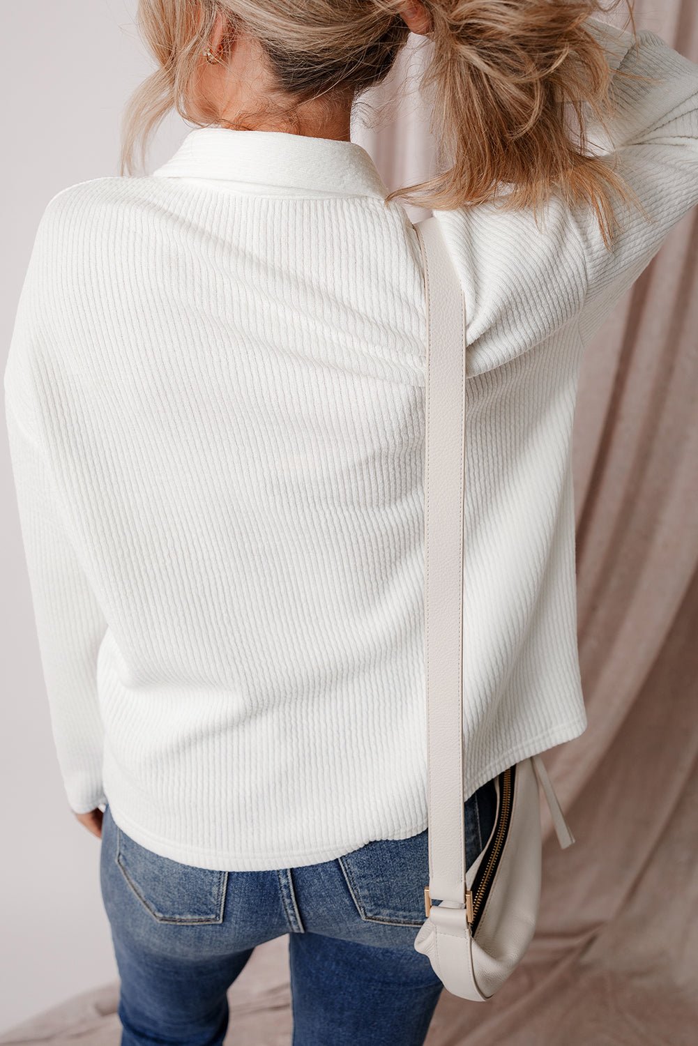 Lilith Corduroy Buttoned Long Sleeve Jacket - Rustic Avenue