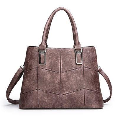 Luxury 3 Piece Leather Tote Set | Genuine Leather Cowgirl Shoulder Bag & Clutch - Rustic Avenue