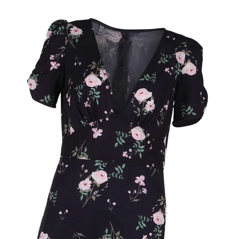 Boho Floral Summer Dress - Rustic Avenue