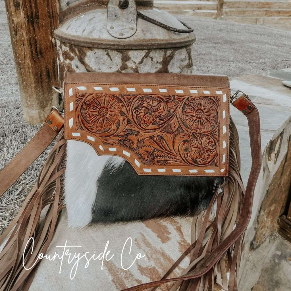 Georgia Conceal Carry Tooled Leather Purse - Rustic Avenue