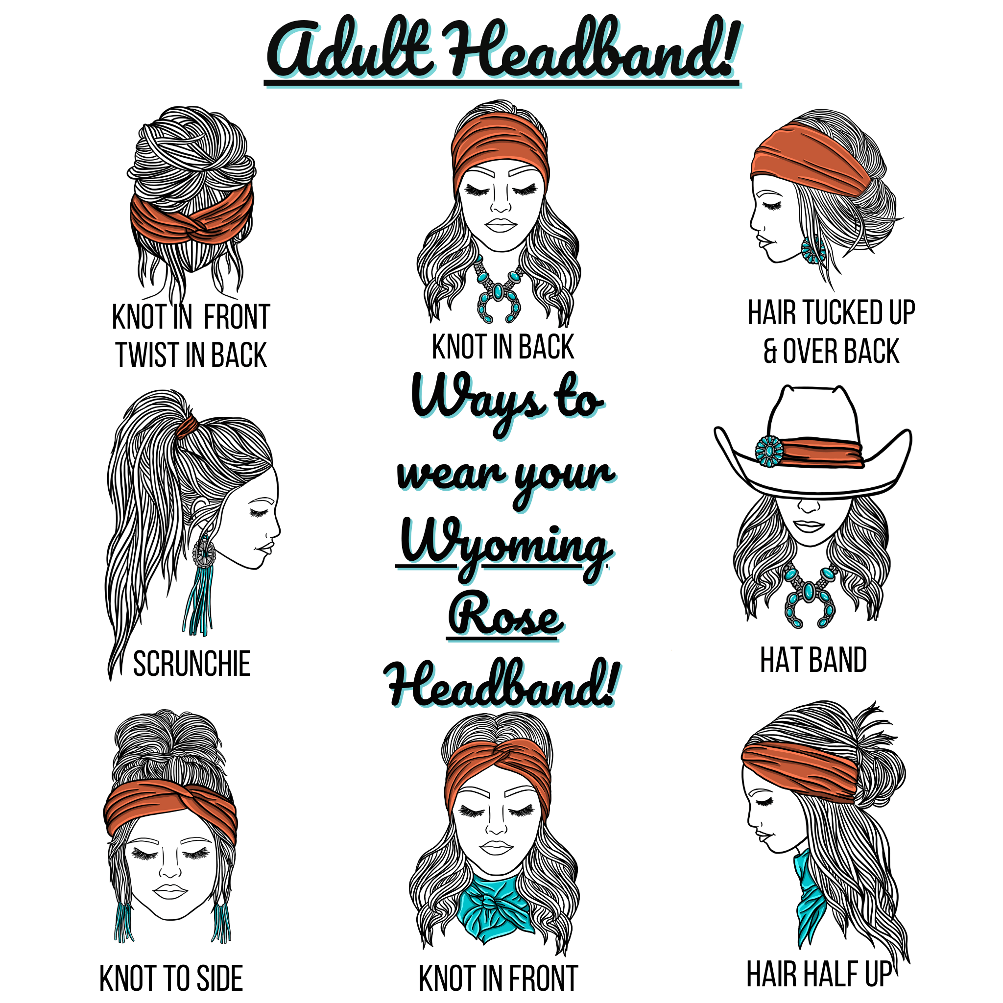 Charlie Kirk Headband Design 4 - Rustic Avenue