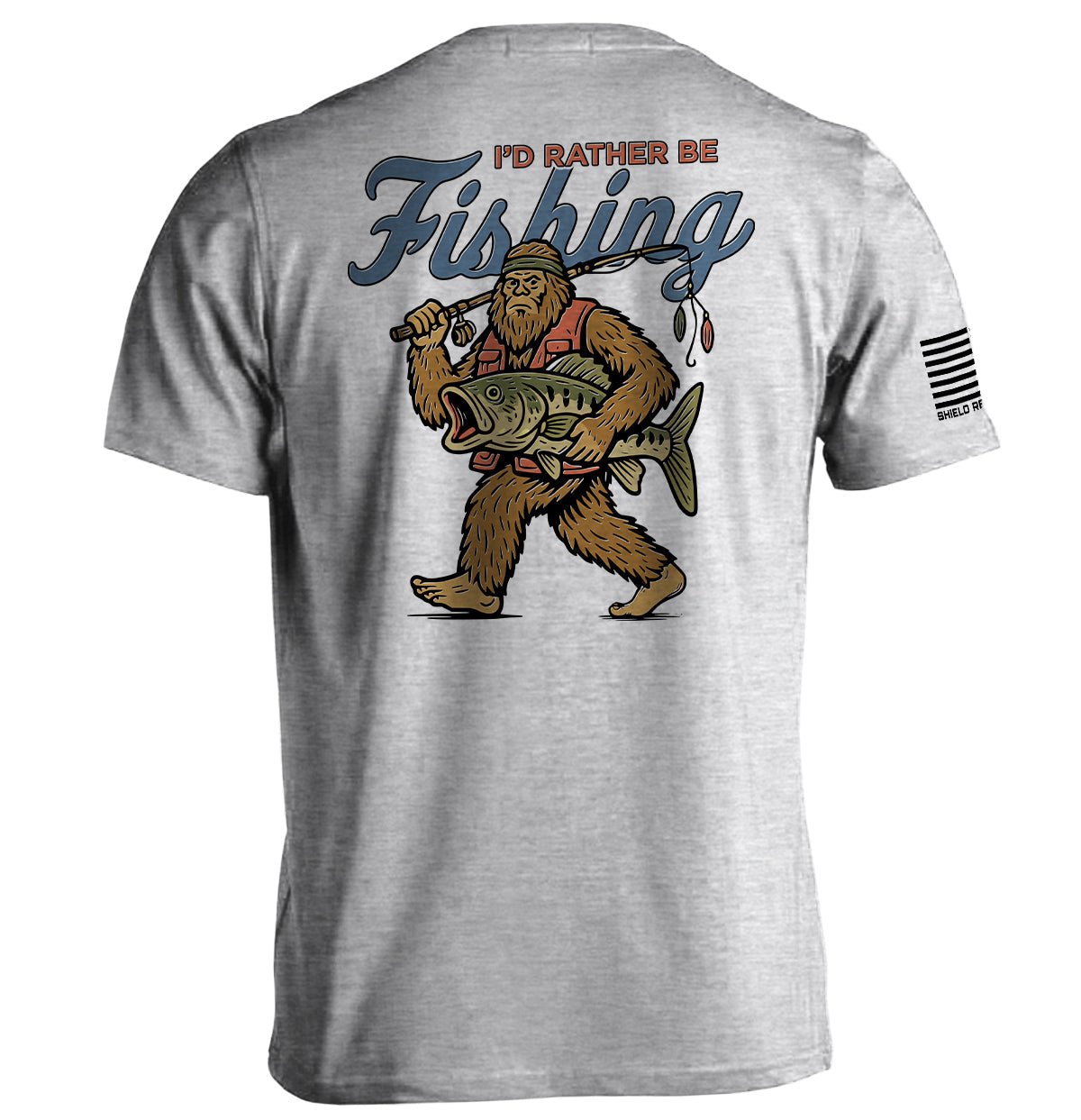 I'd Rather Be Fishing Bigfoot - Rustic Avenue